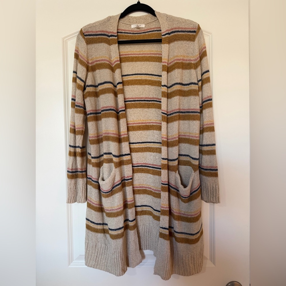 Maurices Multicolor Striped Cardigan